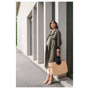 reisenthel shopping loopshopper L - Einkaufstasche mit Bügel 46 cm (frame raffia black) - Markenkoffer