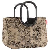 reisenthel shopping loopshopper L - Einkaufstasche mit Bügel 46 cm (jacquard brown) - Ansicht 2