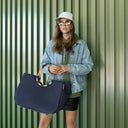 reisenthel shopping loopshopper L - Einkaufstasche mit Bügel 46 cm (midnight gold) - Markenkoffer