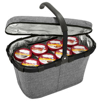 reisenthel thermo carrybag ISO - Einkaufskorb mit Kühlfunktion 29 cm (twist silver) - Markenkoffer