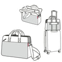 reisenthel travelling Workbag - Aktentasche 42.5 cm (twist silver) - Markenkoffer