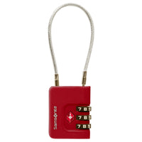 Samsonite TA Revolution Cablelock 3 Dial - Schloss (red) - Markenkoffer