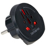 Samsonite World to Europe Adaptor - Reiseadapter (schwarz)