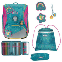 Scout Alpha DIN - Schulranzen Set 4 tlg. (Happy Confetti)