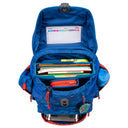 Scout Alpha Exklusiv Superflash - Schulranzen Set 4tlg. (Blue Dino) - Markenkoffer