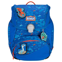 Scout Alpha Exklusiv Superflash - Schulranzen Set 4tlg. (Blue Dino) - Ansicht 2