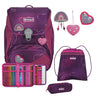 Scout Alpha Exklusiv Superflash - Schulranzen Set 4tlg. (Lovely) - Markenkoffer