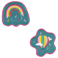 Scout Funny Snaps Move - Anhänger 2er Set (Happy Confetti) - Markenkoffer