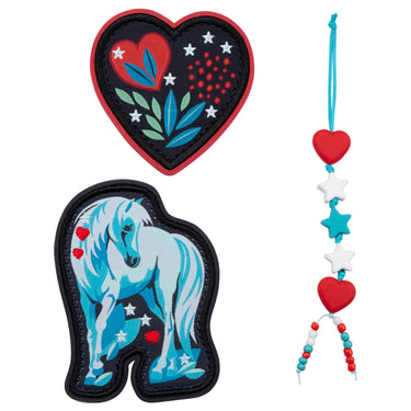 Scout Funny Snaps Move - Anhänger 3er Set (White Unicorn) - Markenkoffer