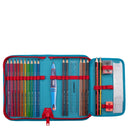 Scout Genius Exklusiv LED - Schulranzen Set 4tlg. (White Unicorn) - Markenkoffer