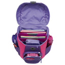 Scout Micro Exklusiv Superflash Extreme - Schulranzen Set 4tlg. (Heartbeat) - Markenkoffer