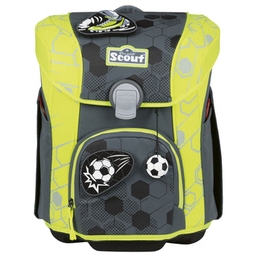 Scout Micro Exklusiv Superflash Extreme - Schulranzen Set 4tlg. (Soccer Star) - Markenkoffer