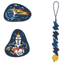 Scout Neo Exklusiv LED - Schulranzen Set 4tlg. (Rocket Rider) - Markenkoffer