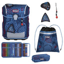 Scout Neo Exklusiv Safety Light - Schulranzen Set 5 tlg. (Space Explorer) - Markenkoffer