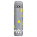 Scout Zubehör - Trinkflasche Edelstahl 500 ml (Squares) - Markenkoffer