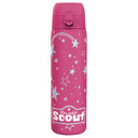 Scout Zubehör - Trinkflasche Edelstahl 500 ml (Stars) - Markenkoffer