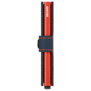 Secrid Matte Miniwallet - Geldbörse RFID 6.5 cm (night blue - orange) - Markenkoffer