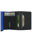 Secrid Matte Slimwallet - Geldbörse RFID 6.8 cm (black - blue) - Markenkoffer