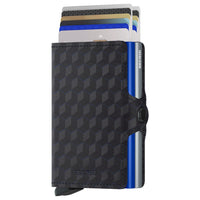 Secrid Optical Twinwallet - Geldbörse 16cc 10 cm RFID (titanium - blue) - Markenkoffer