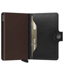 Secrid Original Miniwallet - Geldbörse RFID 6.5 cm (black - brown) - Markenkoffer