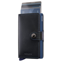Secrid Original Miniwallet - Geldbörse RFID 6.5 cm (black - navy) - Markenkoffer