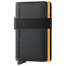 Secrid TPU Bandwallet - Geldbörse 4cc RFID 10 cm (black - ochre) - Markenkoffer