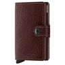 Secrid Vegetable Tanned Miniwallet - Geldbörse RFID 6.5 cm (espresso-brown)