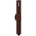 Secrid Vegetable Tanned Miniwallet - Geldbörse RFID 6.5 cm (espresso-brown) - Ansicht 2