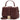 Seidenfelt Dalarna - Henkeltasche 25 cm (oxblood/gold) - Markenkoffer