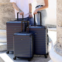 Somko Line - 4 - Rollen - Trolley Set 3tlg. (navy) - Markenkoffer