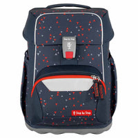 Step by Step Basis - School Backpack Set 4 pcs. (Anthracite Triangles)