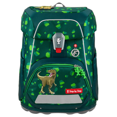 Step by Step Fit - Schulranzen Set 5tlg. (Dino Targo) - Markenkoffer