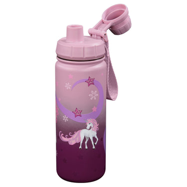 Step by Step Isolierte Edelstahl - Trinkflasche 500ml (Sweet Unicorn) - Markenkoffer