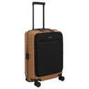 TITAN UPGRADE - 4 - Rollen - Kabinentrolley S 55/23 cm mit Vortasche (canyon bronze) - Markenkoffer