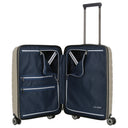 Travelite Air Base - 4 - Rollen - Kabinentrolley mit Vortasche S 55 cm (champagner) - Markenkoffer