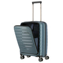 Travelite Air Base - 4-Rollen-Kabinentrolley mit Vortasche S 55 cm (iceblue) - Ansicht 7