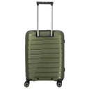 Travelite Air Base - 4 - Rollen - Kabinentrolley mit Vortasche S 55 cm (olive) - Markenkoffer