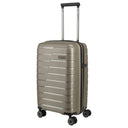 Travelite Air Base Slim - 4 - Rollen - Kabinentrolley S 55 cm (champagne) - Markenkoffer