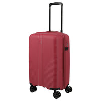 Travelite Air Stripe - 4 - Rollen - Kabinentrolley Slim 55 cm (red) - Markenkoffer