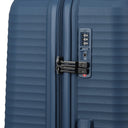 Travelite Air Stripe - 4 - Rollen - Trolley 66 cm erw. (navy) - Markenkoffer