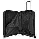 Travelite Air Stripe - 4 - Rollen - Trolley 77 cm (black) - Markenkoffer
