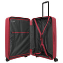 Travelite Air Stripe - 4 - Rollen - Trolley 77 cm (red) - Markenkoffer