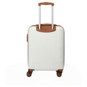 Travelite Bali - 4-Rollen-Kabinentrolley S 55 cm (weiß/cognac) - Ansicht 4