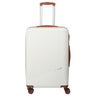 Travelite Bali - 4 - Rollen - Trolley M 67 cm (weiß/cognac) - Markenkoffer