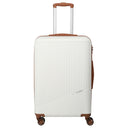 Travelite Bali - 4-Rollen-Trolley M 67 cm (weiß/cognac)