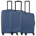 Travelite Bali - 4 - Rollen Trolley Set 3tlg. (blau) - Markenkoffer