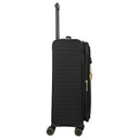 Travelite BARBARA Stepp - 4 - Rollen - Trolley M 68 cm erw. (schwarz, 68 cm) - Markenkoffer