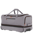 Travelite Basics - Rollenreisetasche 98/119L 70 cm erw. (grau/orange) - Markenkoffer