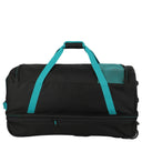 Travelite Basics - Rollenreisetasche 98/119L 70 cm erw. (schwarz/petrol) - Markenkoffer