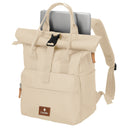 Travelite Basics Short Handle - Rolltop Rucksack 46 cm erw. (off - white) - Markenkoffer